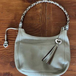 Brighton Barbados Hobo Handbag Gold EUC